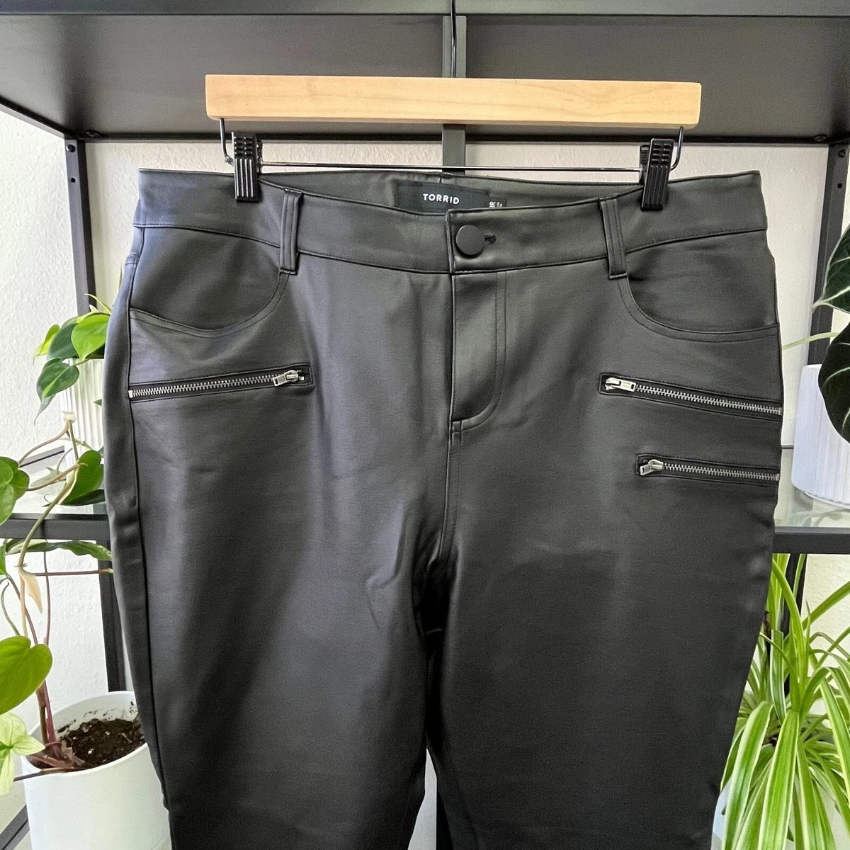 Torrid leather shop pants