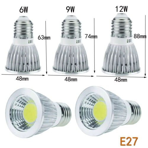 Dc24v Led Cob Spotlight E27 Gu10 Mr16 E14 Gu5.3 B22 Dimmable Lights 3000k 4000k - Picture 10 of 13