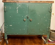 Armadietto Credenza Industriale Vintage Ferro 