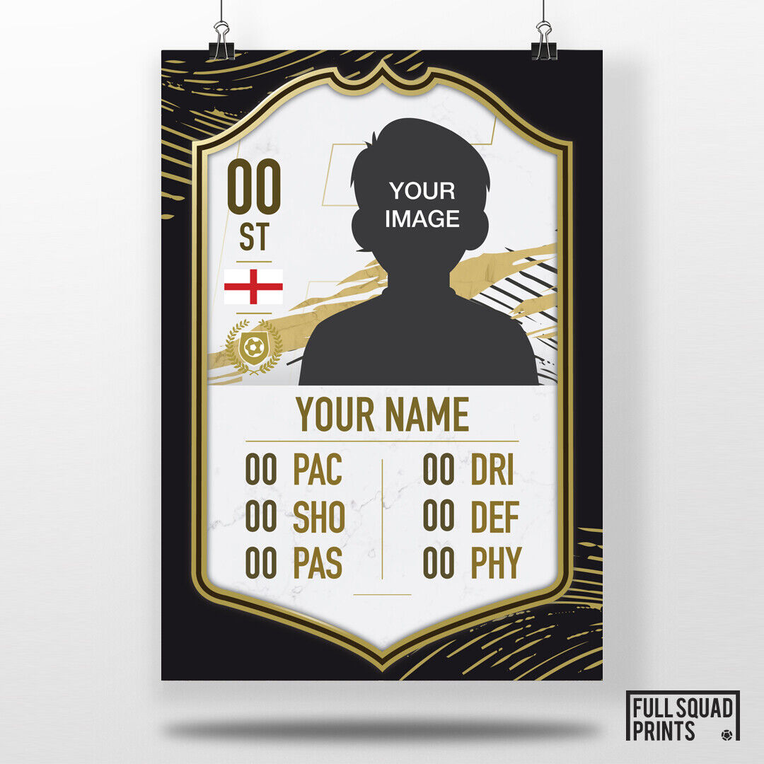 FIFA 21 Icon Card - Customised - Personalised Football Print - Football  Gifts