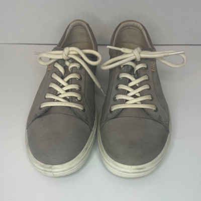 ECCO レディース Ecco Womens Comfort Leather Lace Up Sneaker Shoes SZ 12 | eBay