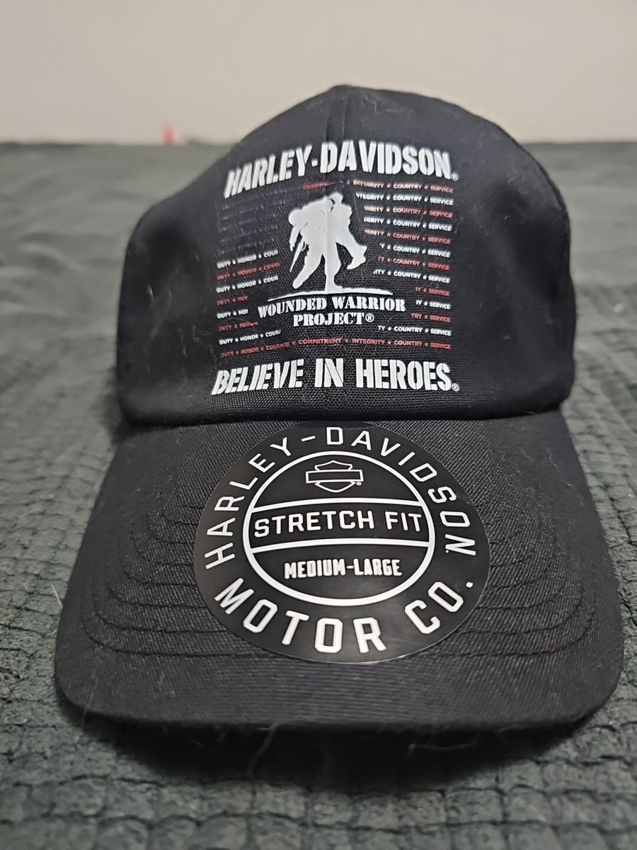 NEW Harley Davidson Wounded Warrior Project Black Stretch  display picture 1