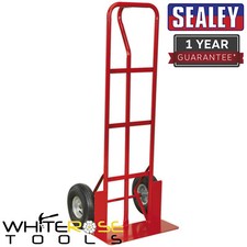 Sealey Sack Truck Pneumatic Tyres 250kg Capacity Trolley Lift Moving