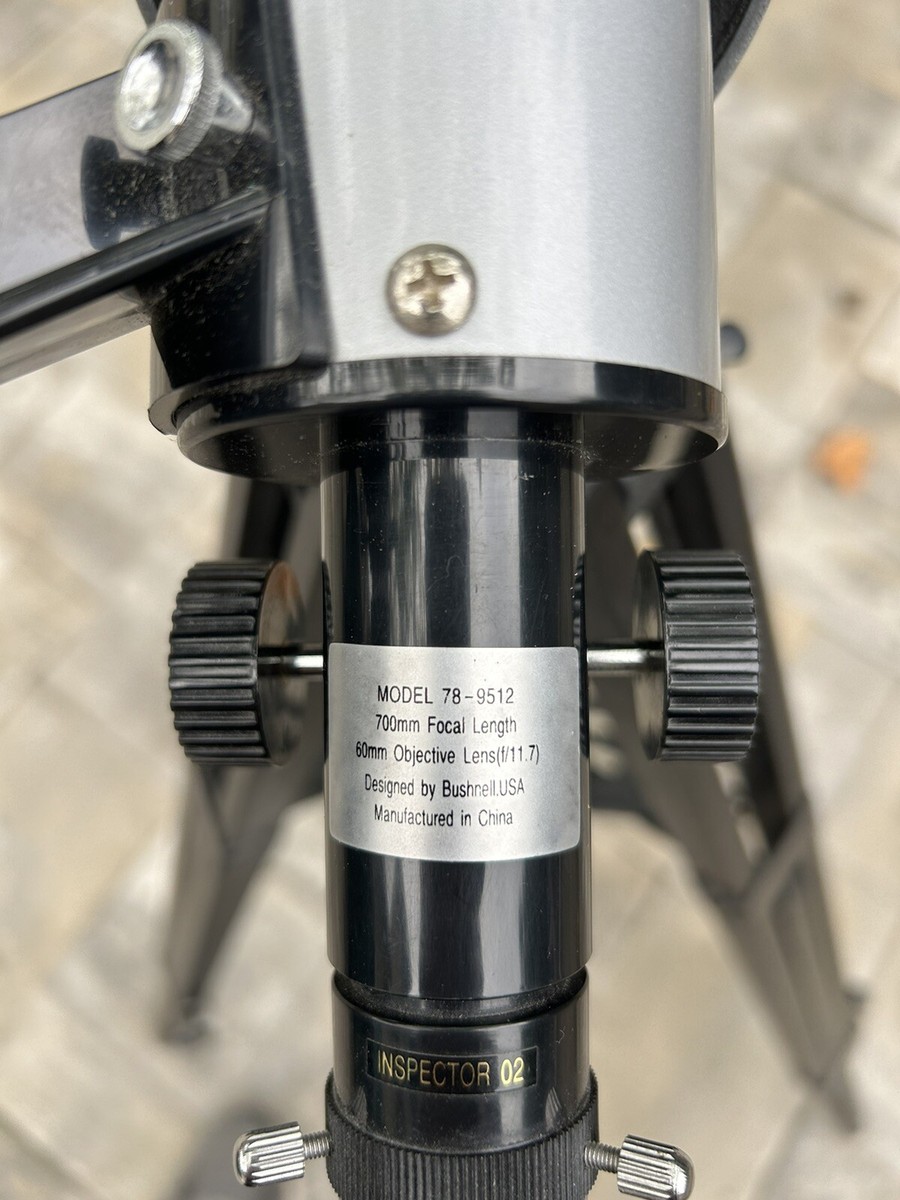 Bushnell Deep Space 420X #78-9512 60mm Refractor Telescope w Bushnell Deep Space 420X #78-9512 60mm Refractor Telescope w