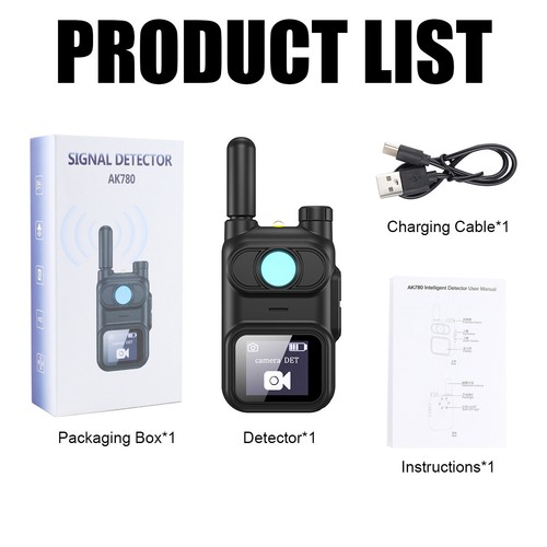 Anti-Spy Camera Wireless Infrared RF Detector Bug Tracker Finder Scanner Device - Bild 14 von 14