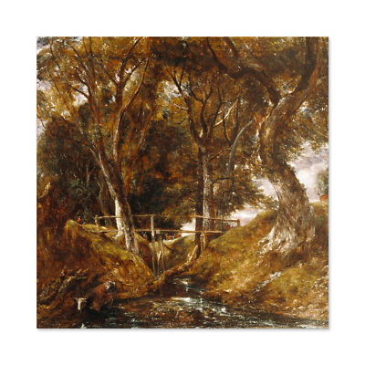 John Constable Das Dell im Helmingham Park großer Druck 61x61 cm