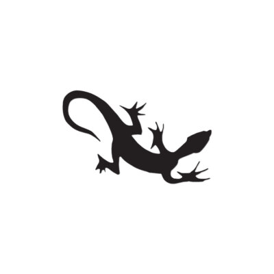 Garden Lizard Anole - Vinyl Decal Sticker - Multiple Color & Sizes - ebn433