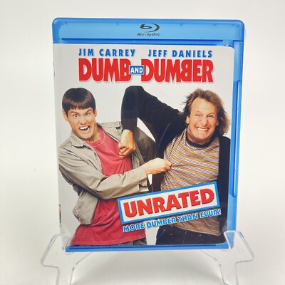 Dumb and Dumber Unrated Version Blu ray 1994 Jim Carrey Jeff Daniels