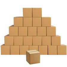 Cardboard Boxes 6 x 6 x 6 inches Small Shipping Boxes 25 Pack
