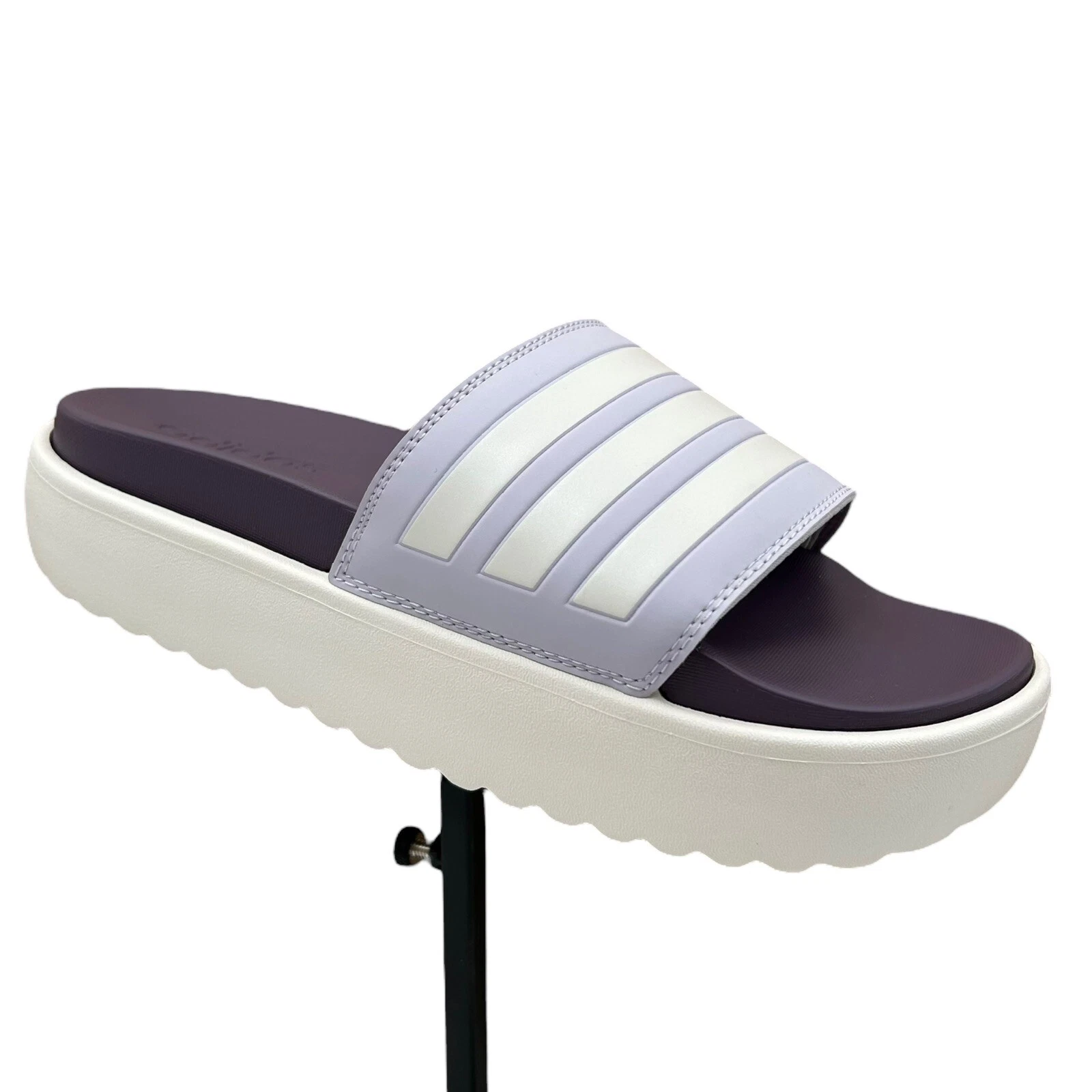 Sandali adidas Adilette platform slide donna taglia 8 9 lavanda comodi e stile