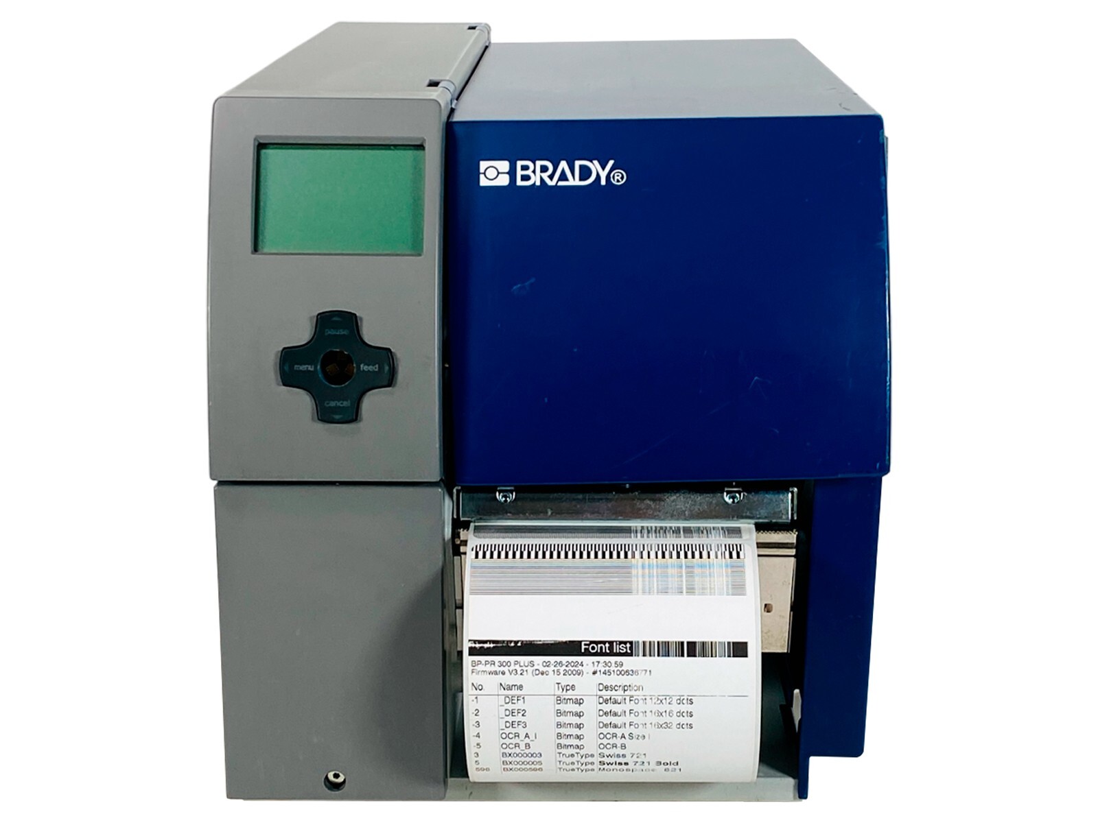 Brady BPPR300 Plus DT/TT Label Printer 300dpi ASIS Dead Pixels See