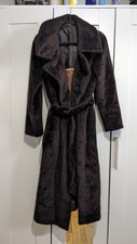 Max Mara Designer Wool Teddy Coat, With Belt. Brown. Rare Find In This Style