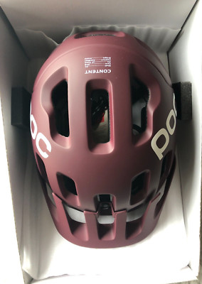 POC Tectel (CE)MTB. Garnet Red Mat Fahrradhelm. S. 51-54cm