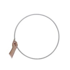 Firetoys Isolation Hoop - Polished Aluminium Circus Skill Toy