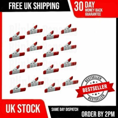 16 MINI KLEIN METALL FEDER CLIP KLEMME GRIFF PLANE SET MODELL BASTELN SELBERMACHEN HALTEN