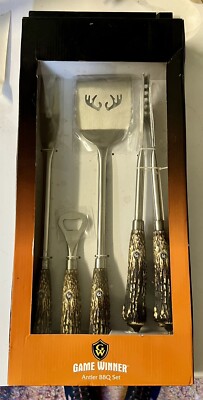 Game Winner Antler BBQ Set - New