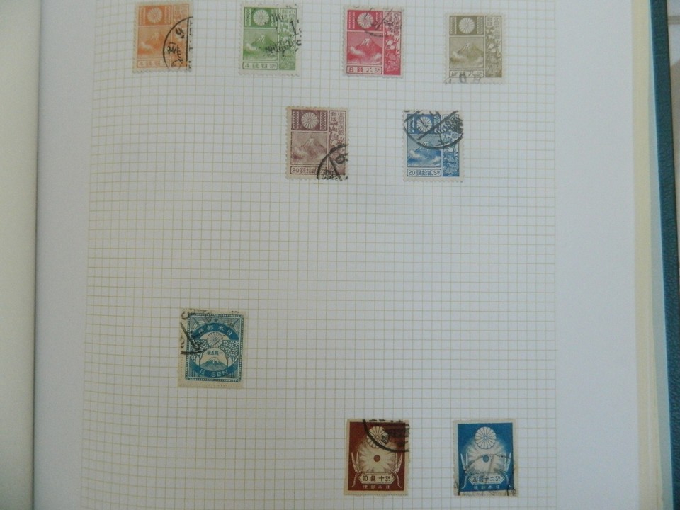 JAPAN COLLECTION IN ALBUM INC. MANY BETTER STAMPS eBay