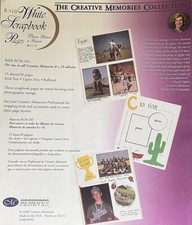 Creative Memories Scrapbook Page Refills 8 x 10 White 15 Sheets  10 Addl Sheets
