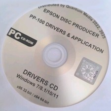 Epson PP-100 Discproducer CD DVD Duplicatore Stampante Driver e Software SOLO CD