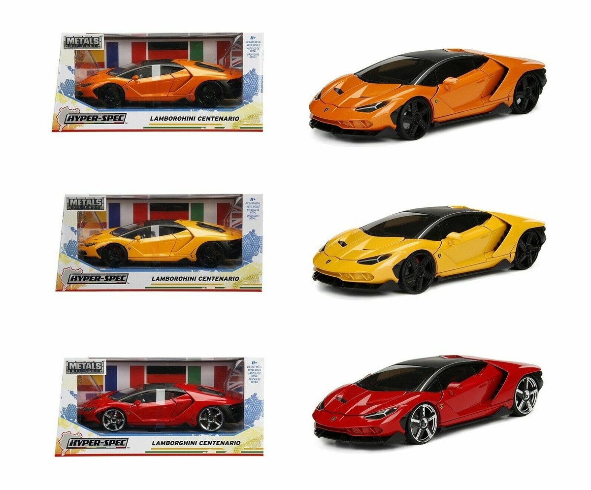 JADA HYPER-SPEC Lamborghini Centenario Diecast Model Car JADA HYPER-SPEC Lamborghini Centenario Diecast Model Car