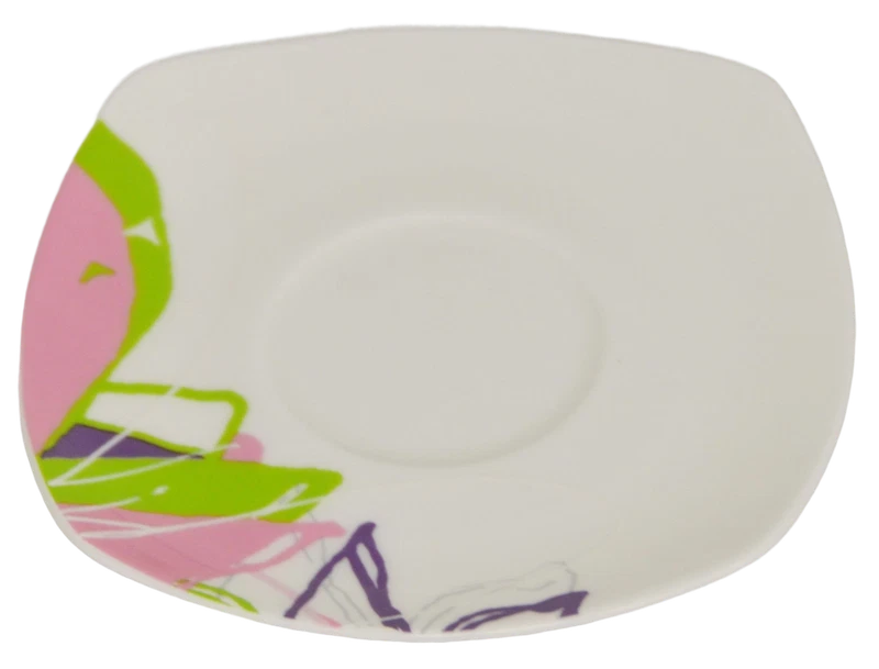 Tazze Tazzine Caffè Set per 4 Scherzer Laguna Dream in Porcellana Decorata Cups, fotografia 6 di 7