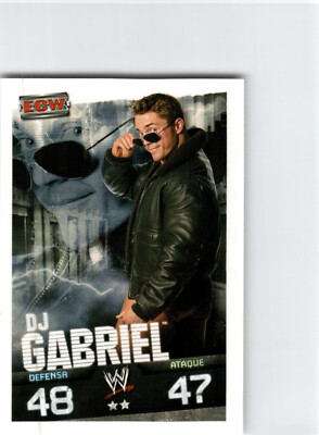 2009 Topps WWE Slam Attax Spanish Mini  DJ Gabriel