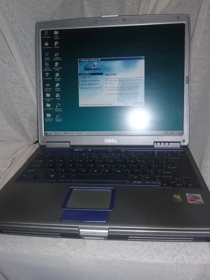 Windows 98 SE DOS GAMING Laptop Computer PC w P4 WIFI USB 2 Radeon 9000 32/64MB! - Image 3 of 4