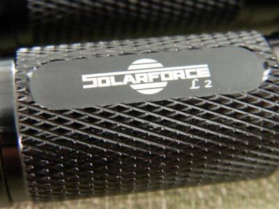 SolarForce L2 Original Tactical Flashlight Smooth Bezel, Shiny