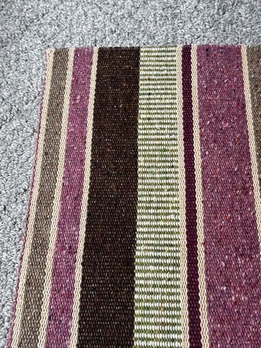 Highland Court Fabric Sample 17.5” Estebano Currant Purple Green Brown Wool - Picture 13 of 24