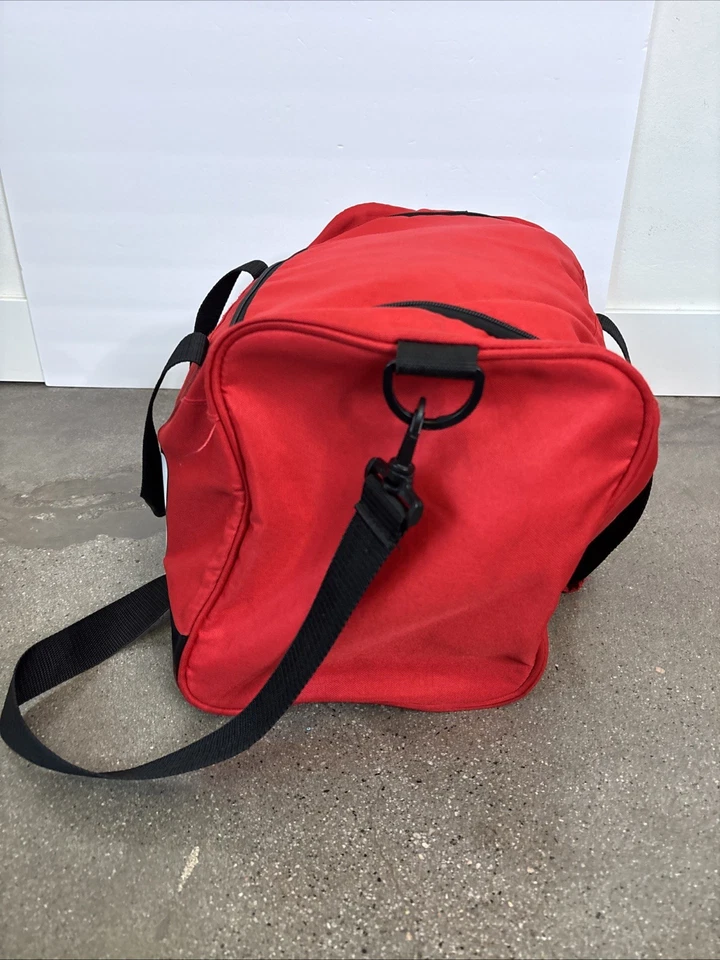 Karl Lagerfeld Paris Red & Black Duffle Bag Karl & Kitty Design - Image 4 of 4