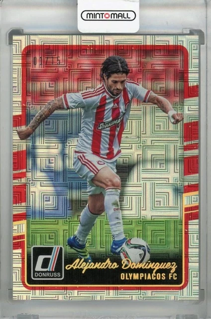 2016-17 Donruss Olympiacos Fc Alejandro Dominguez Base Mosaic 1. Nummer 01/15