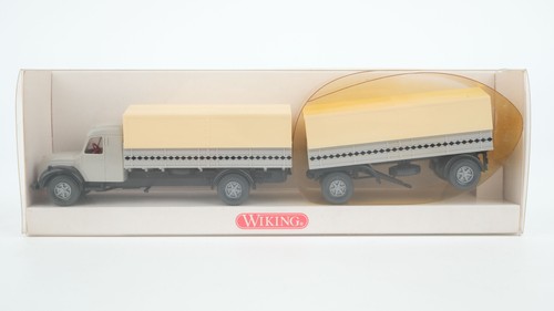 Wiking H0 8550130 Tren de carga plataforma (Magirus S 7500) | Condition: Gebraucht