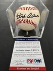 Hank Aaron PSA DNA Autograph Baseball