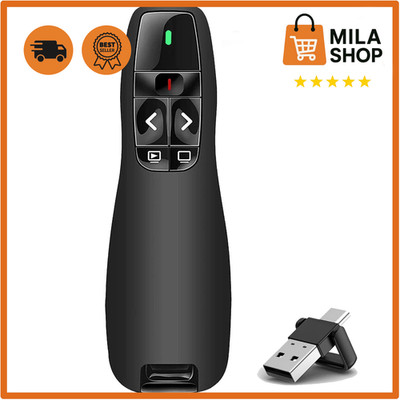 Wireless Presenter USB-C Fernbedienung Laptop Powerpoint Praesentation Pointer