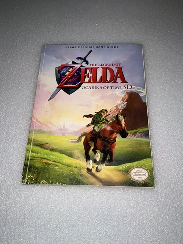 Zelda Ocarina Of Time 3D prima official strategy guide with poster attached gc - 第 1/24 張圖片