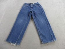 VINTAGE Levis Jeans Boys 14 Blue Denim Silvertab Baggy Loose Relaxed Grunge Y2K