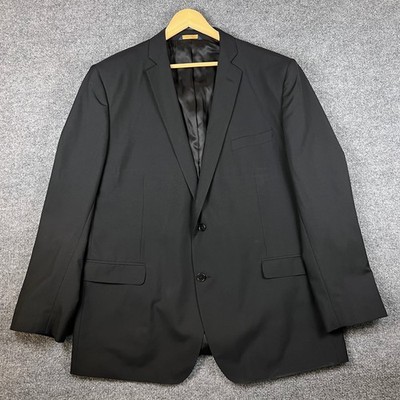 Brooks Brothers Blazer Mens 50L Black Vitale Barberis Canonico Regent Jacket