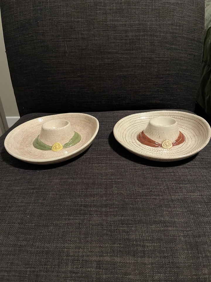 Vintage Mini Sombrero Serving Hats - Image 2 of 4