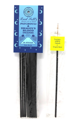 FRED SOLL'S  RESIN ON A STICK  PATCHOULI & DRAGON'S BLOOD INCENSE