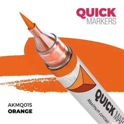 AK Interactive AKMQ015 - Quick Markers - Orange - Neu