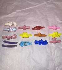 Vintage Plastic Hair Barrettes Goody Animals  Bows 80  s/90  s 14 pc.