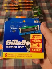 Gillette Proglide Power Razor Blade 8 Refill Cartridges - NEW
