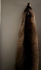 raccoon pelt hide, real animal fur