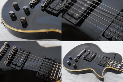 Greco LG-70 BLACK Les Paul, Made in Japan, 1990s,Rare Model