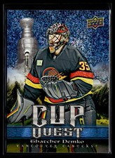2025-26 Upper Deck Series 1 Cup Quest Speckle #CQ-15 Thatcher Demko