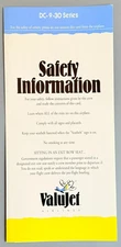 ValuJet Airlines DC-9-30 Series Safety Card - 12/95