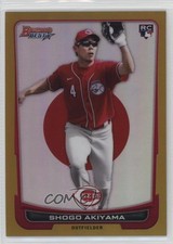 2020 Bowman's Best Decade's Best Gold Refractor 4/50 Shogo Akiyama #DB-4 12jy