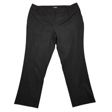 Vince Camuto Pants Womens 18W Black Pull On Straight Leg Stretch Dress Workwear