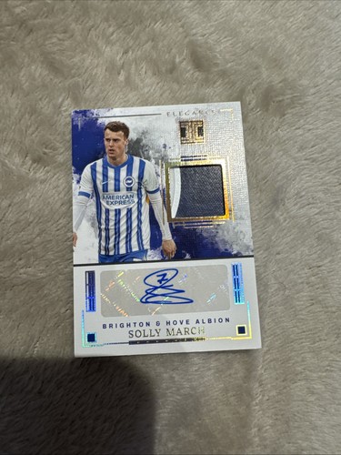 Solly March Patch Auto Brighton 2024 Panini Impeccable Elegance /10 Bookend