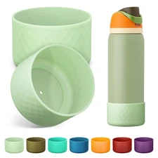 Alwenid 2PCS Silicone Water Bottle Boot for Owala 32 Oz, Anti-Slip Protective...
